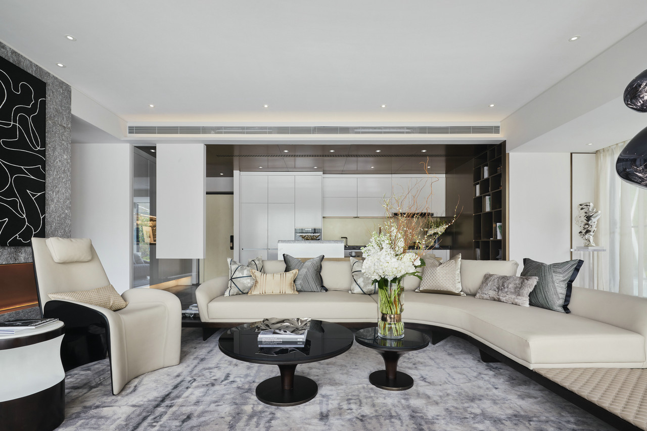 南京150㎡現(xiàn)代輕奢新房裝修，簡約的線條太精致了!