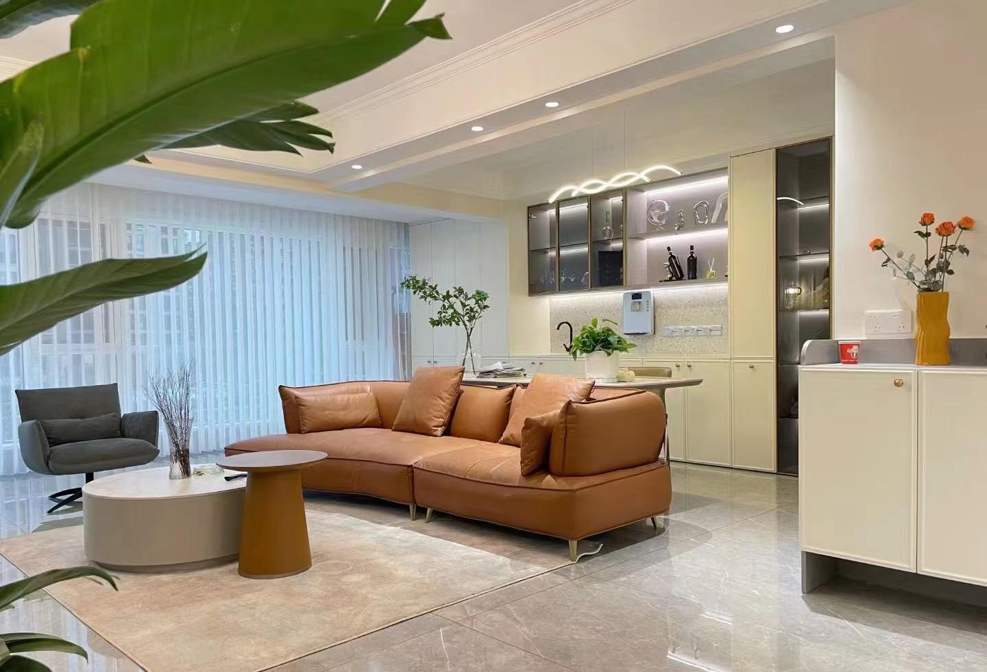 83平新房裝修，現(xiàn)代簡(jiǎn)約風(fēng)設(shè)計(jì)空間感太棒了