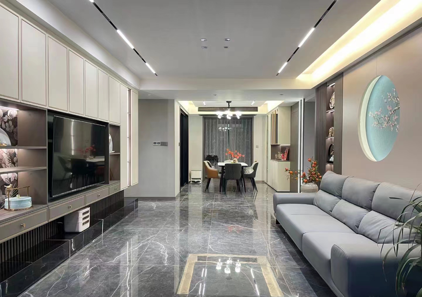 120平米現(xiàn)代輕奢精裝實(shí)景，完美的新家!